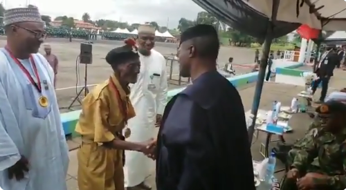 Osinbajo and old soldier 1