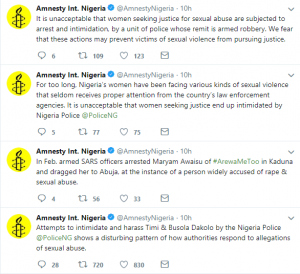 “A new low in Nigeria’s spate of Impunity” – Amnesty International reacts to invasion of Timi Dakolo’s residence 