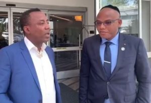 Sowore, Nnamdi Kanu meet in New York, reveal new plans for Nigeria