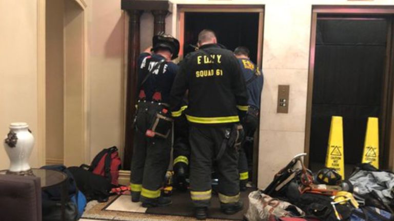 new york elevator incident