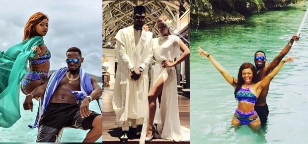 South African star Bonang loved up with Nigerian D'banj