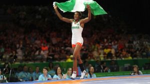 Nigerian female wrestler Odunayo Adekuoroye qualifiers for Tokyo 2020 Olympics