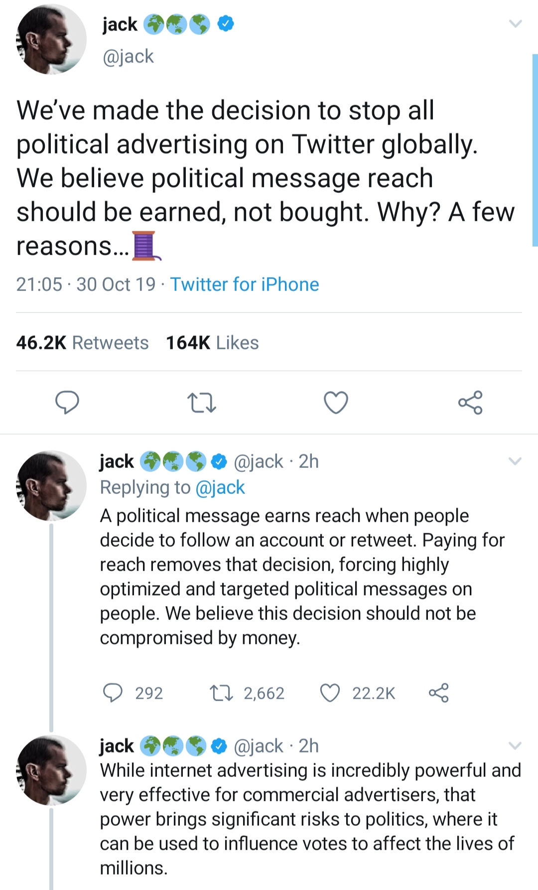twitter-ban-political-adverts-ceo-jack-dorsey