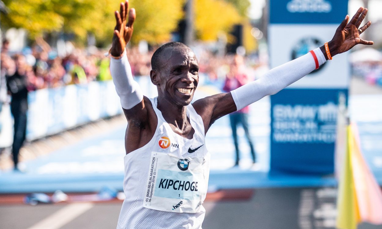 Eliud Kipchoge sets new sub-two hours marathon record