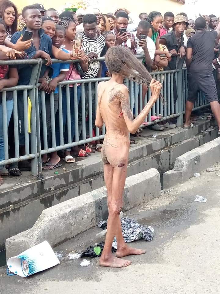 Nude on news in Lagos