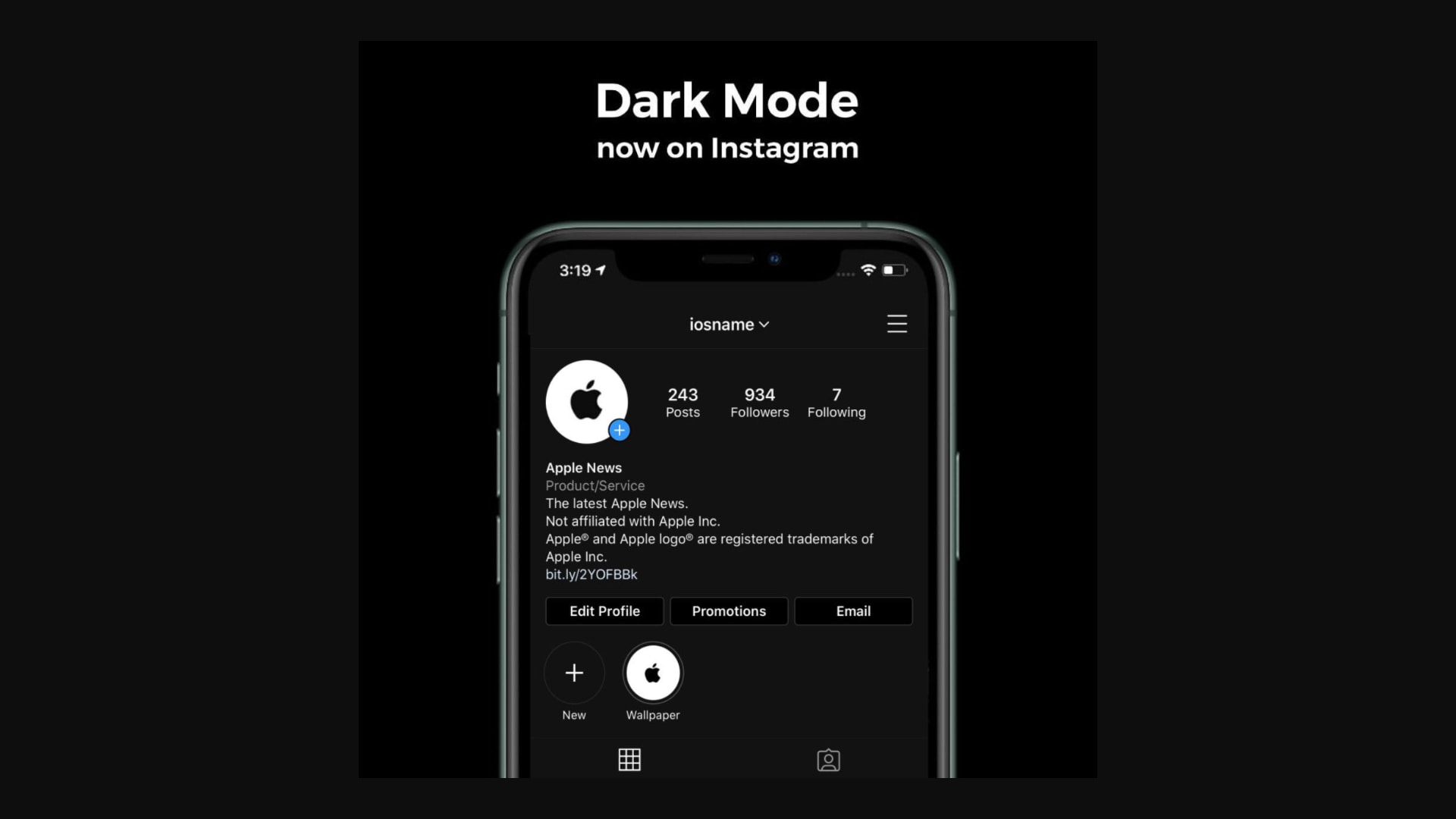 Instagram Dark Mode feature comes to iPhone