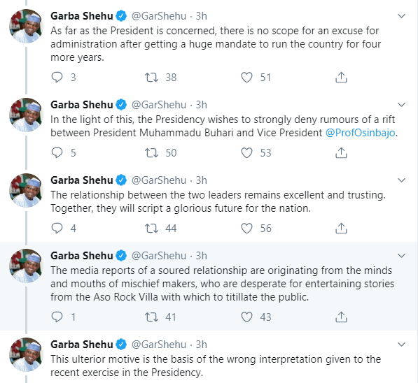 Some Political Appointments will not be renewed for second term -Buhari's Spokesperson, Garba Shehu