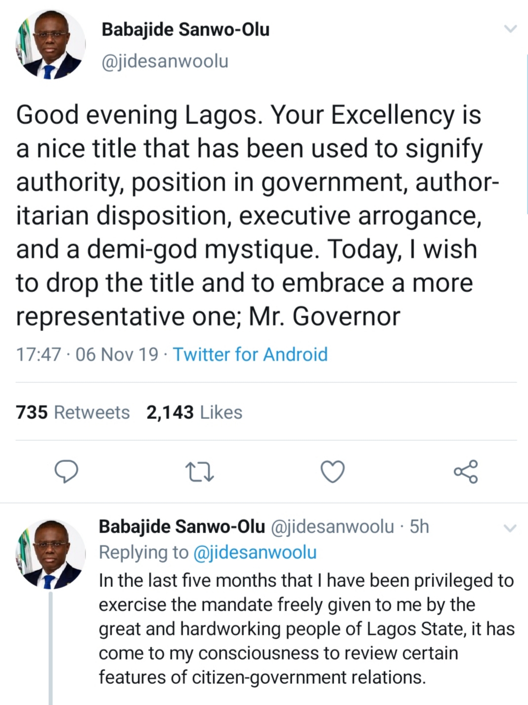 sanwo-olu-selects-new-title-mr.-governor-drops-your-excellency