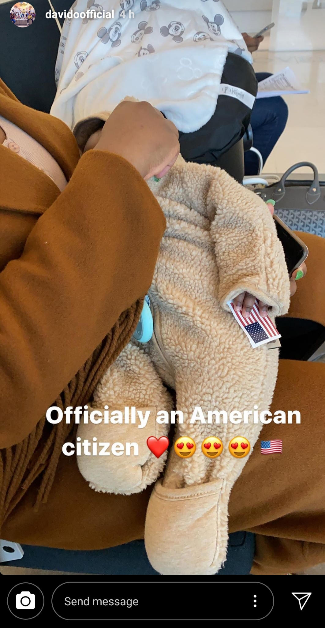 Davido's Son With Chioma, Becomes American Citizen 