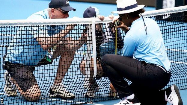 Osaka broke the net at the Australian Open 2020 with a serve