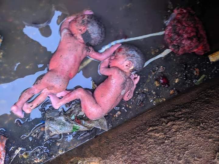 Teenage Mother Dumps Newborn Twins Inside Gutter (VIEWER'S DISCRETION)