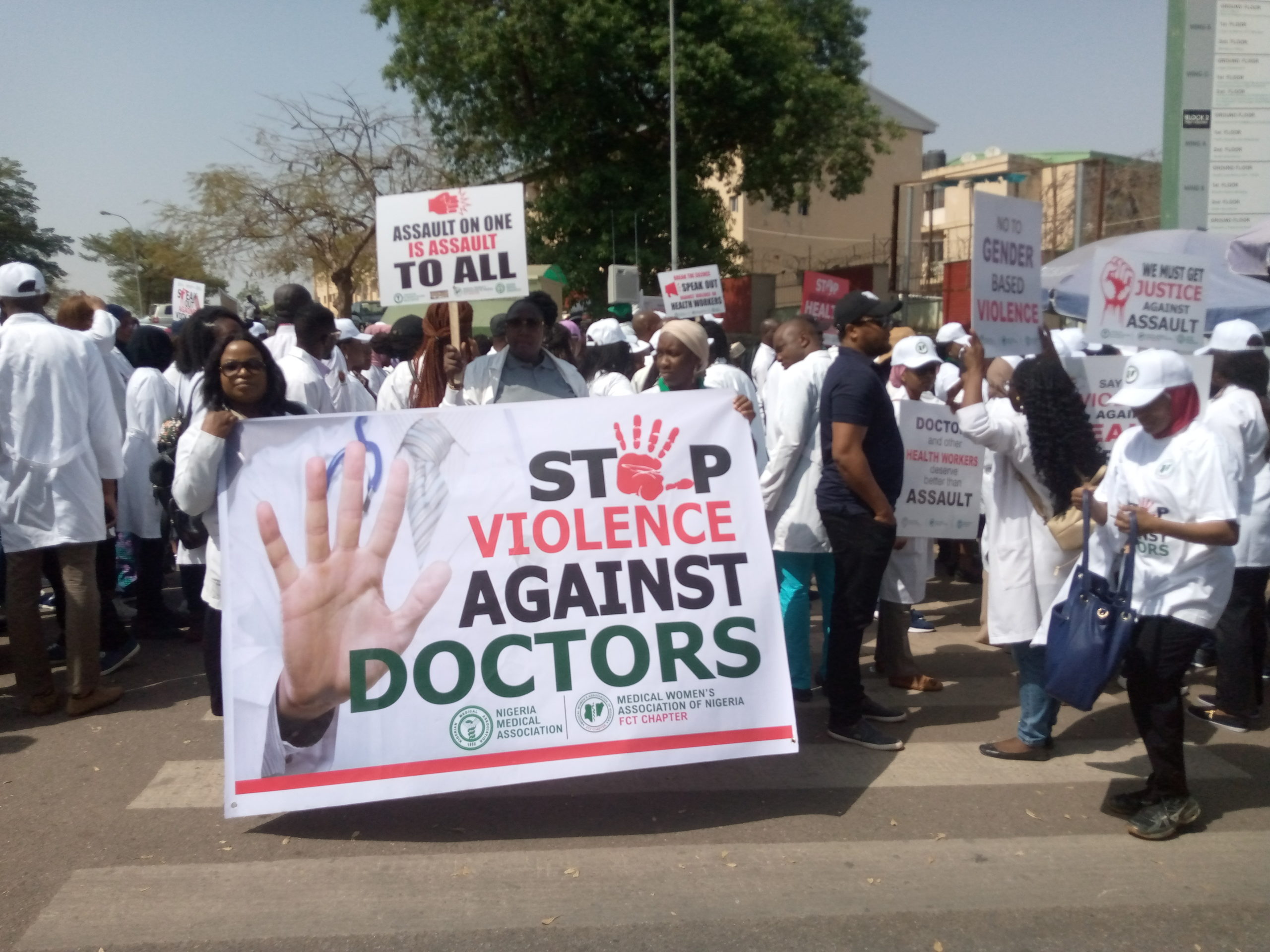 DOCTORS PROTEST