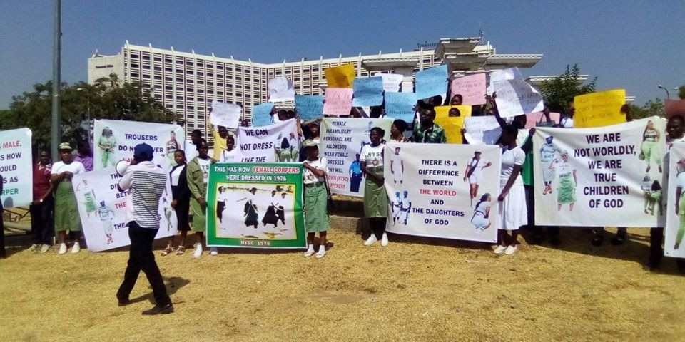 NYSC: Group Protests Inclusion of Skirts For Female Corps Members