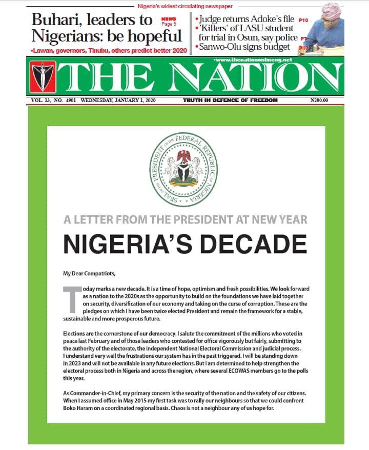 Punch Omitted as Presidency gives Advertorial to National Dailies