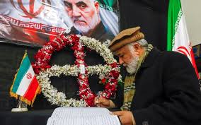 stampede at iranian general's burial