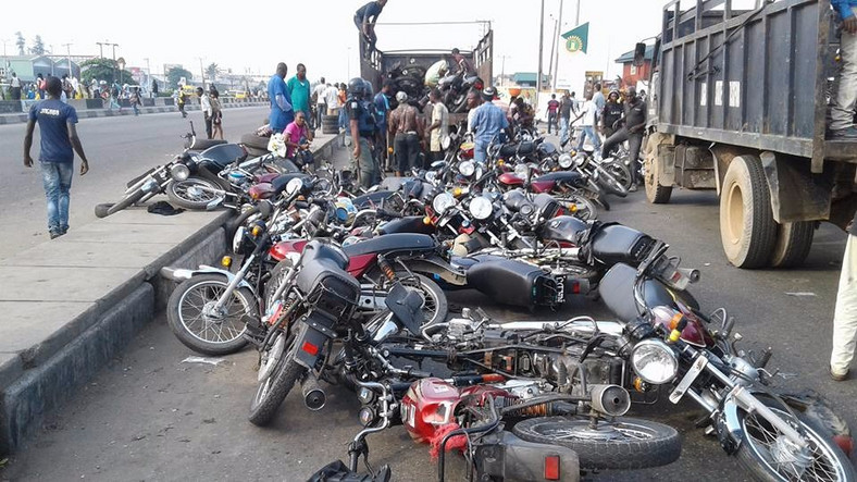 ban on commercial motorcycles