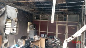 See Photos Of INEC Headquarters Fire Outbreak