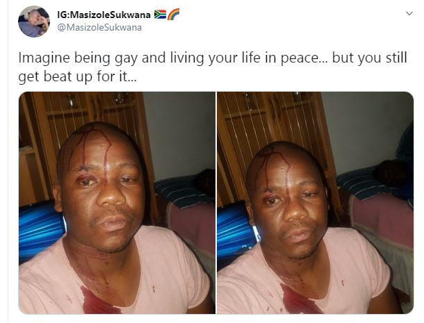 Homophobes beat gay man1