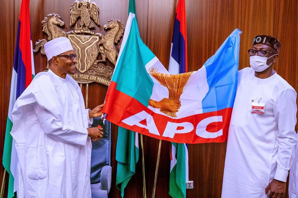 Buhari and Pastor Osagie Ize-Iyamu