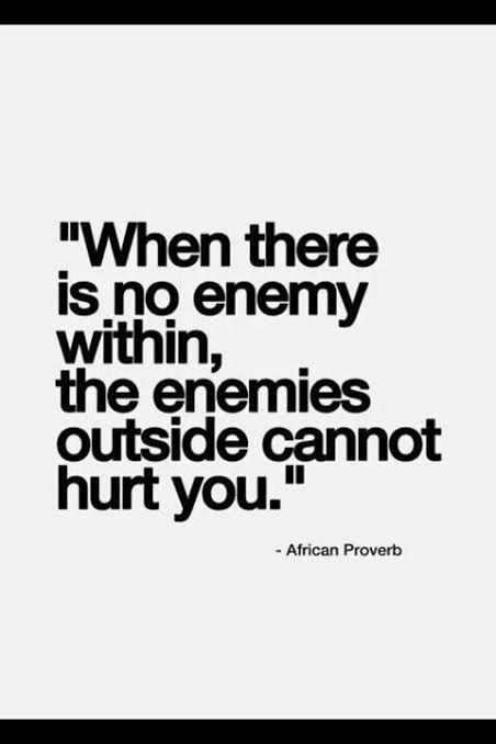 Daily Devotion: The Enemy within