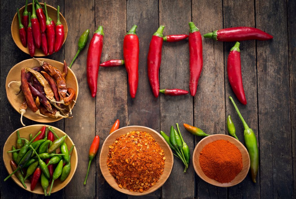 Spicy foods have health benefits