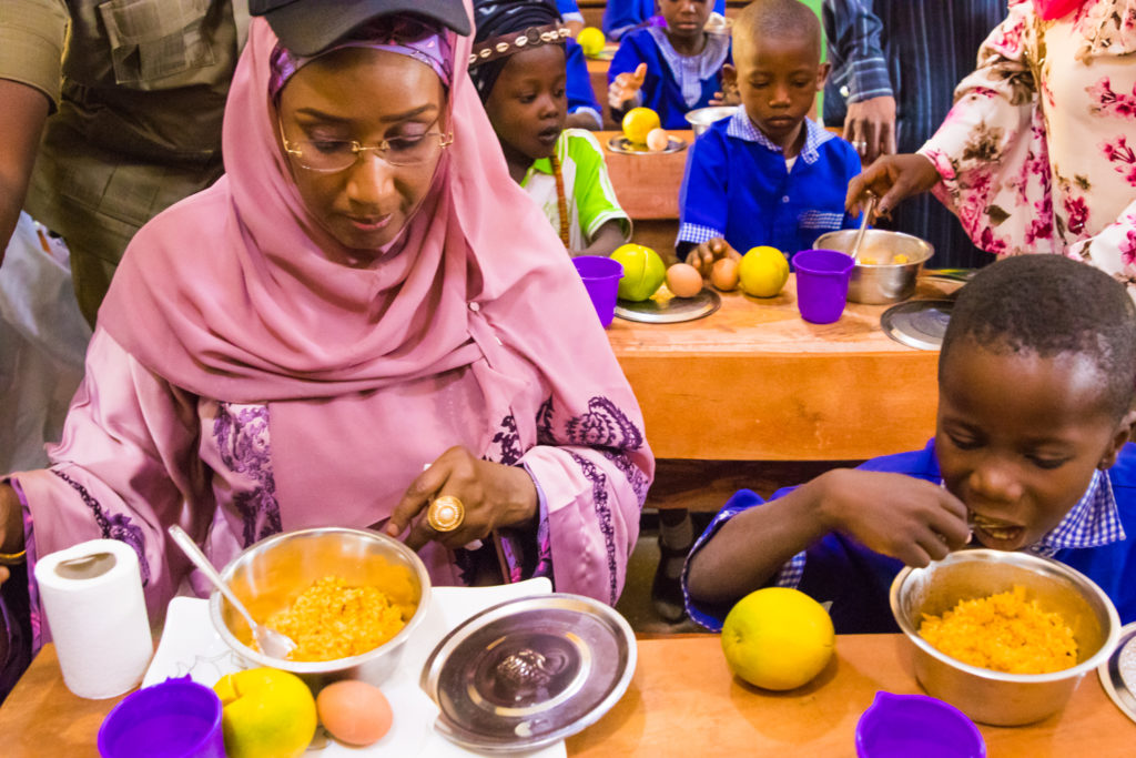 Sadiya Umar Farouq - school feeding programme