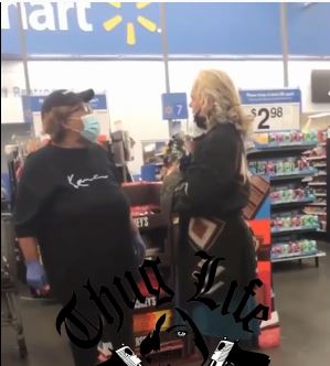 Walmart store confrontation