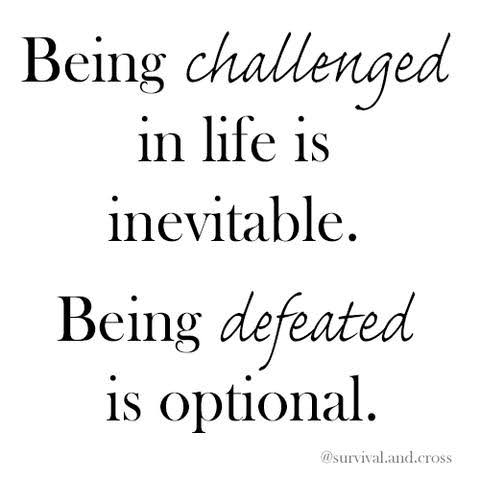Daily Devotion: Challenged, Not Defeated