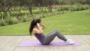 Sit up exercise