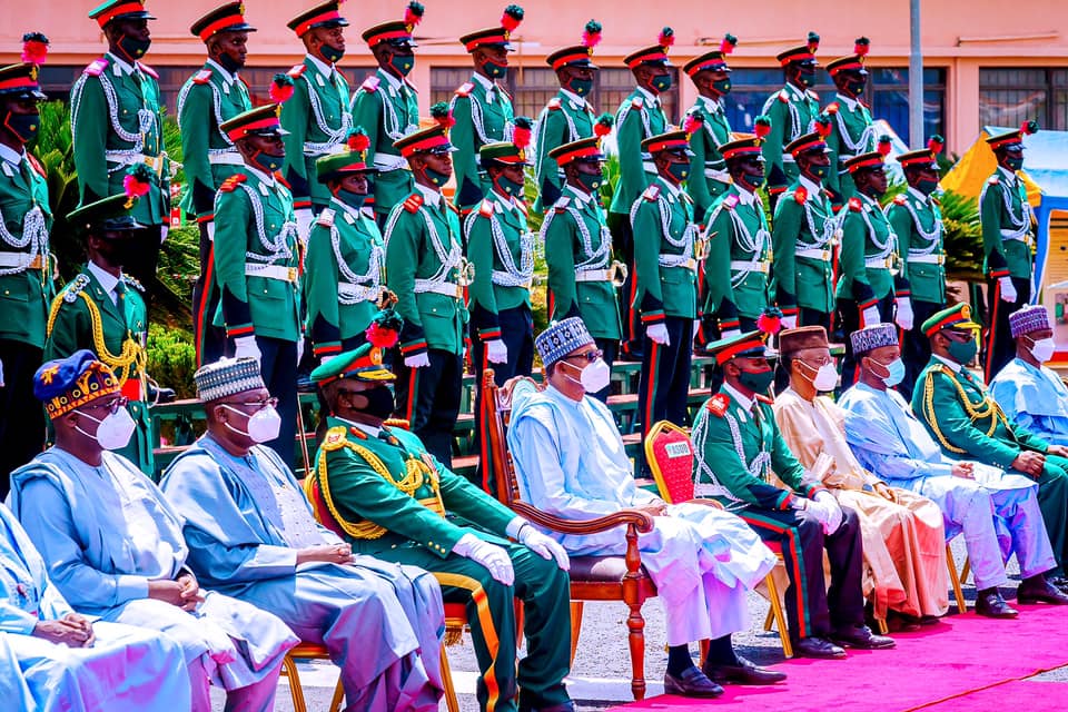 Buhari and others at NDA