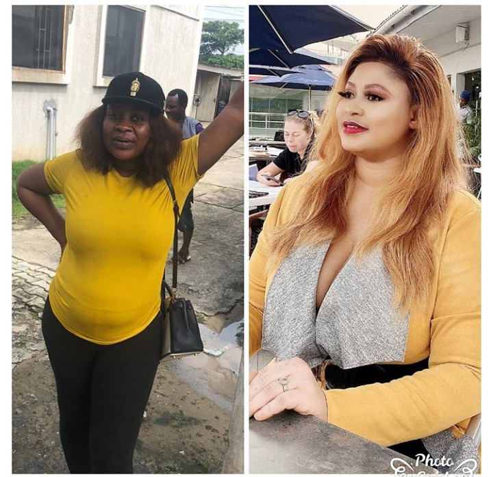 Nollywood Actress, Joke Jigan, Drags Troll Over Her Skin Makeover