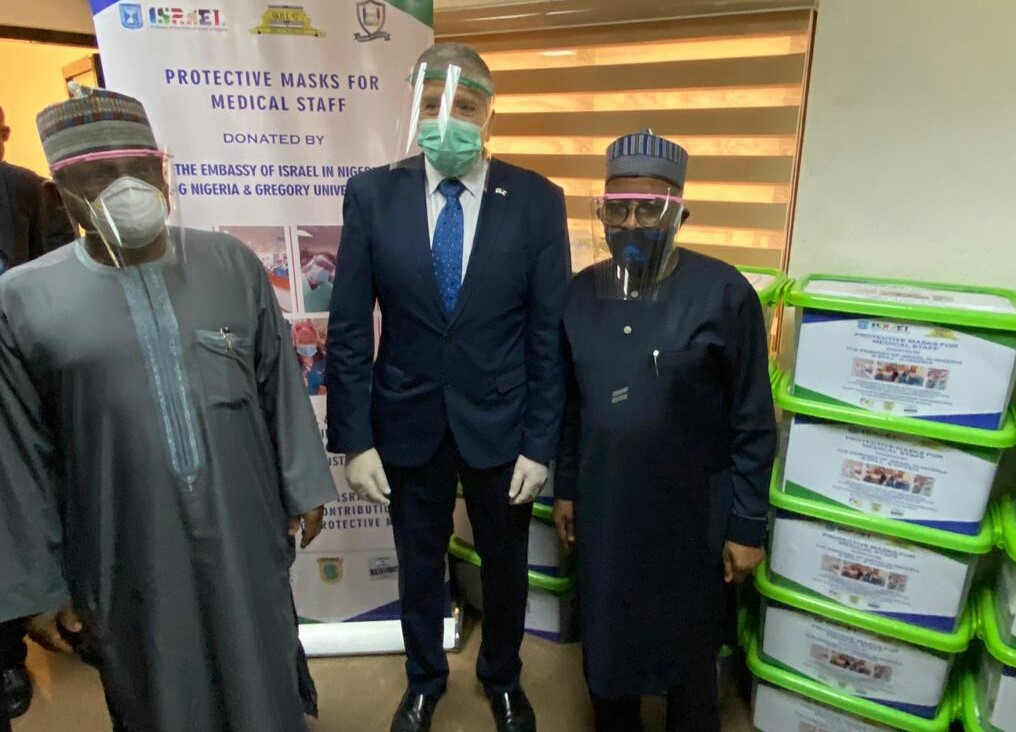 COVID-19: Israel Embassy Donates 6,000 Face Shields To Nigeria To Support Medical Personnel
