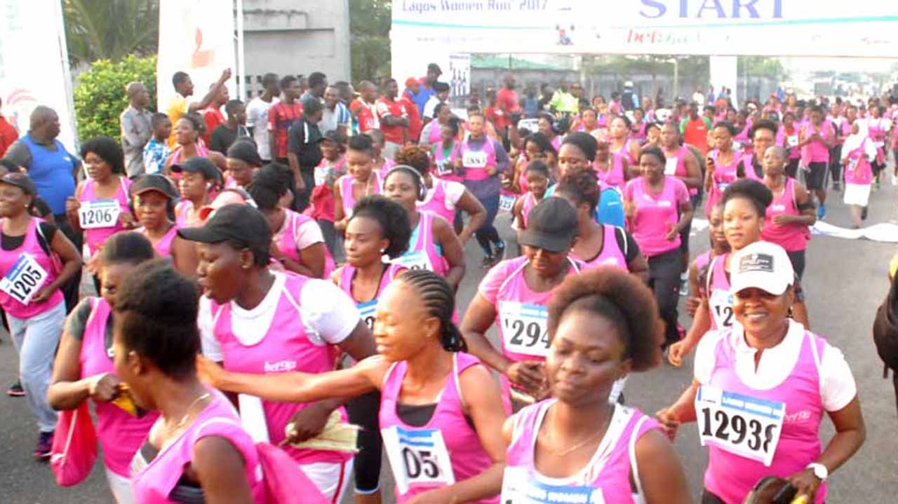 Lagos women run