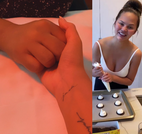 Chrissy Teigen Gets Tattoo In Honor of her Late Son, Jack