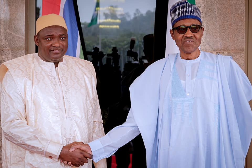 President Buhari Holds Closed Door Meeting with Gambian President, Adama Barrow