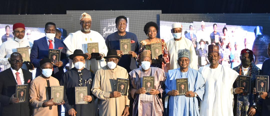 Melaye at Goodluck Jonathan's book