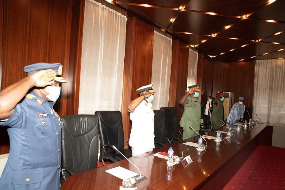 What Buhari told new service chiefs
