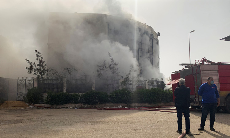 Egypt - clothing factory fire