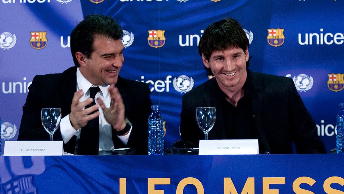 Joan Laporta Messi