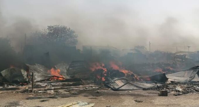 Katsina Central Market fire