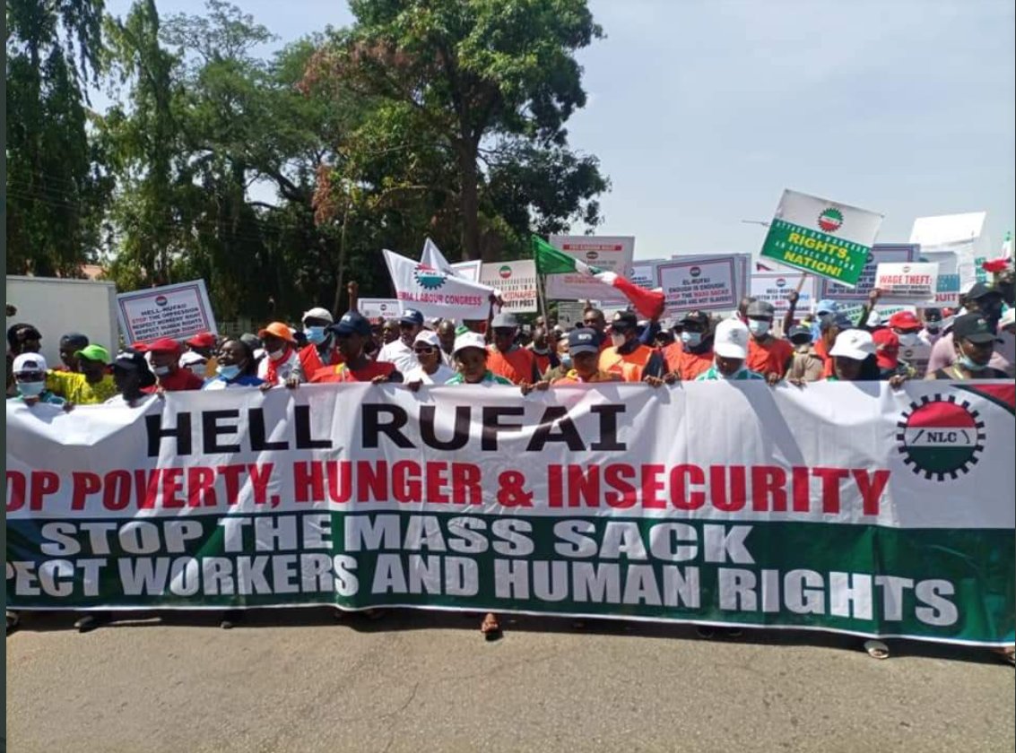 Nigerian governors - strike - organised labour