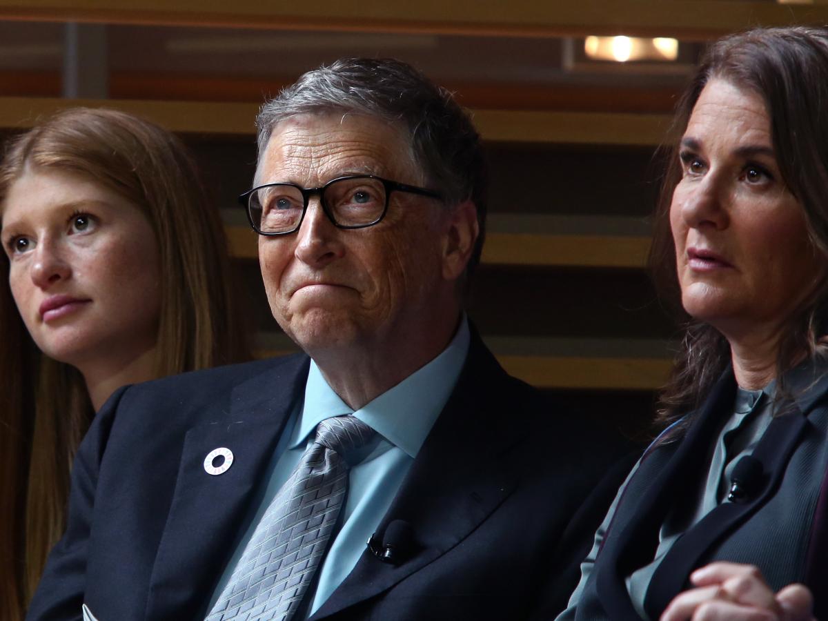 Jennifer, Bill and Melinda Gates