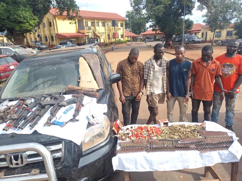 Police arrest 16 suspects over cultism, recover firearms, ammunition