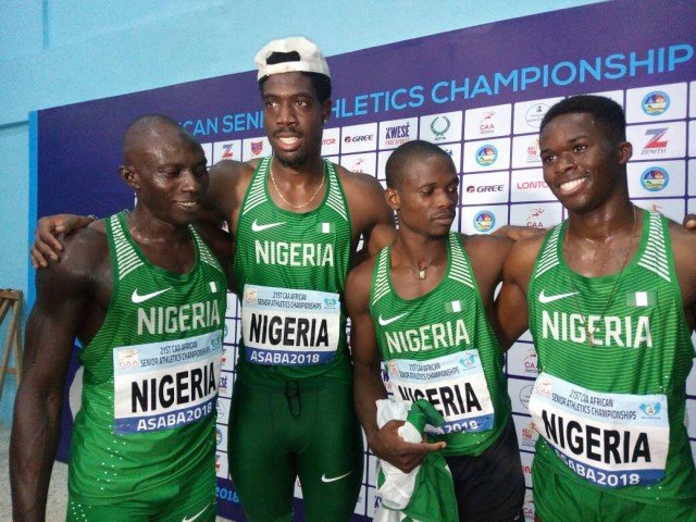 Nigeria's relay team