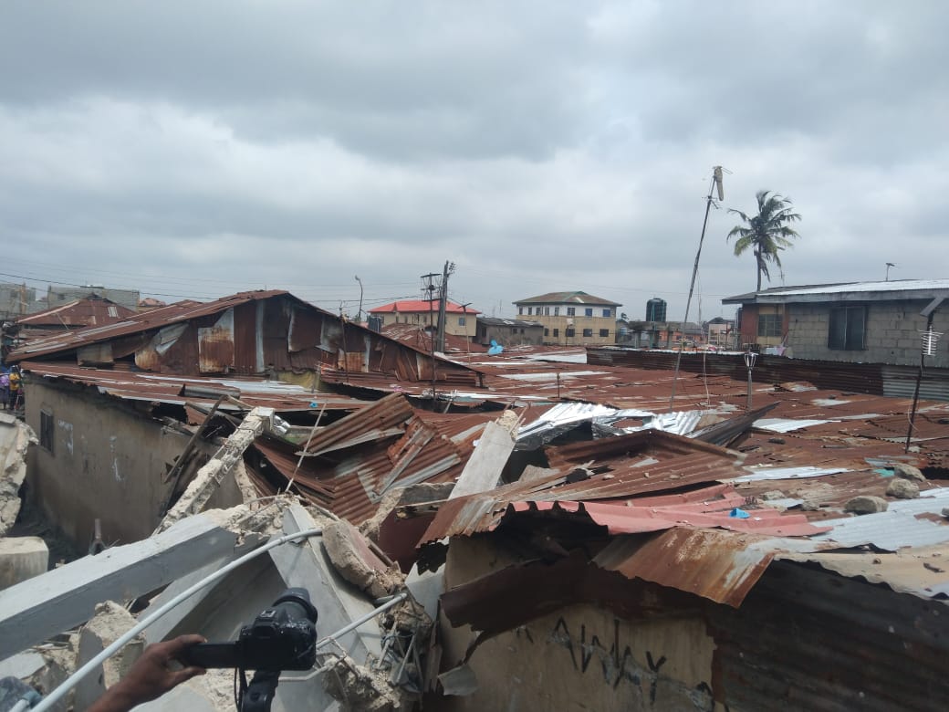 Bariga building collapse - Funmisola Olaoye