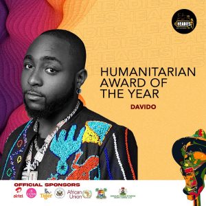 Davido Humanitarian award of the year