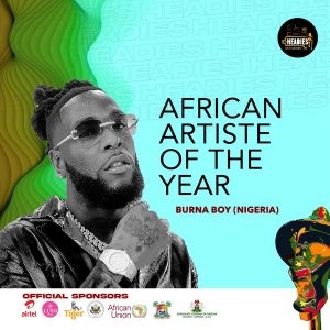 Burna African artiste of the year