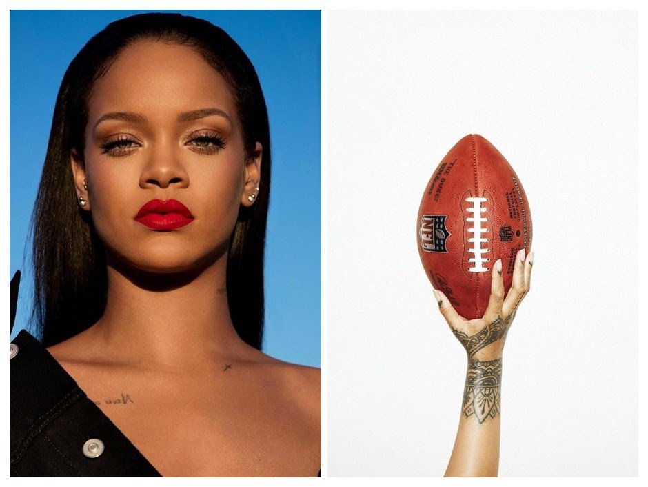 Rihanna for the Superbowl