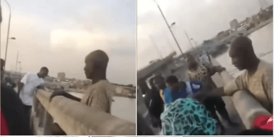 Idumota Bridge - suicide - Lagos lagoon