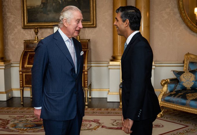 Rishi Sunak meets King Charles III